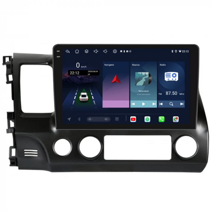 Navigatie Dedicata Honda Civic VIII Sedan (2006-2011),10Inch, 4Gb Ram, 64Gb Stocare, Carplay [10]