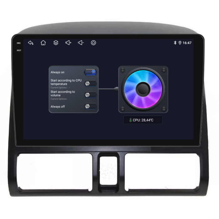 Navigatie Dedicata Honda CR-V (2001-2006), 2K, 12Gb Ram, 256Gb Stocare, Carplay [6]