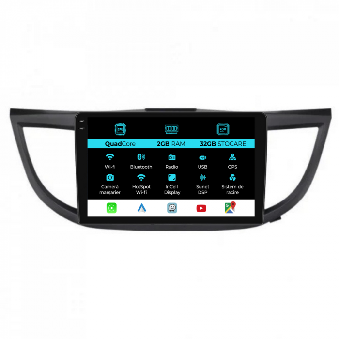 Navigatie Dedicata Honda CR-V (2012-2016), 9Inch, 2Gb Ram, 64Gb Stocare, Carplay [1]