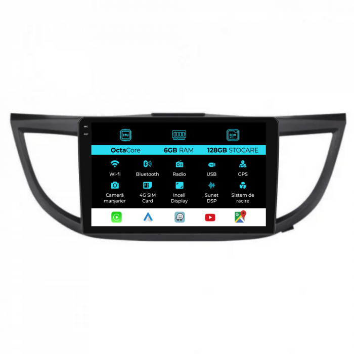 Navigatie Dedicata Honda CR-V (2012-2016), 9Inch, 6Gb Ram, 128Gb Stocare, Carplay [1]