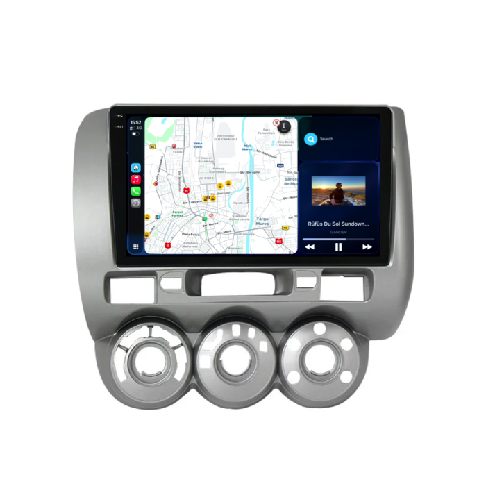 Navigatie Dedicata Honda Jazz City (2002-2007), 9Inch, 8Gb Ram, 256Gb Stocare, Carplay [3]
