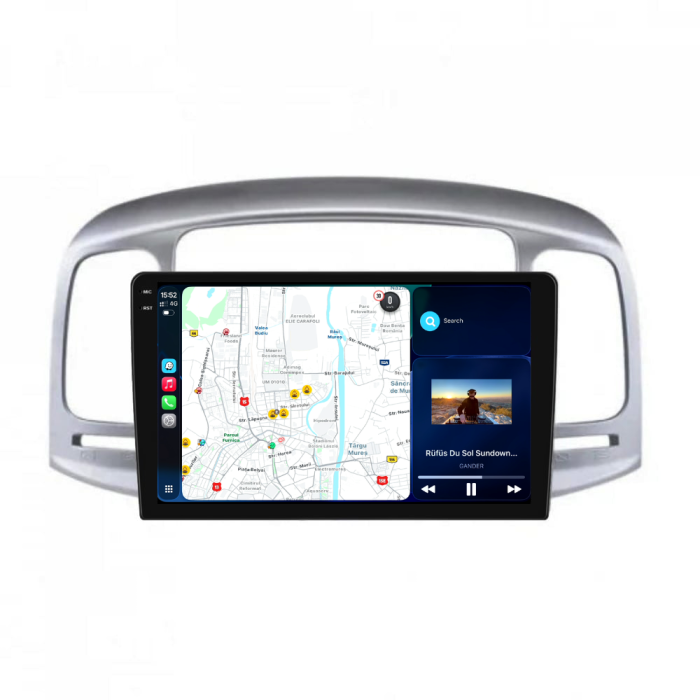 Navigatie Dedicata Hyundai Accent (2007-2012), 2K, 12Gb Ram, 256Gb Stocare, Carplay [4]