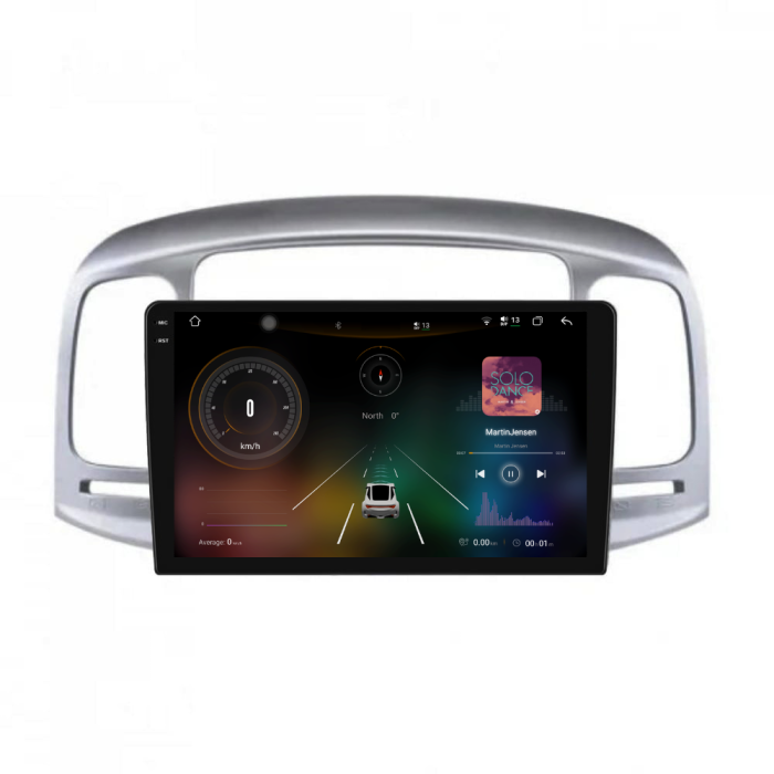 Navigatie Dedicata Hyundai Accent (2007-2012), 2K, 12Gb Ram, 256Gb Stocare, Carplay [2]