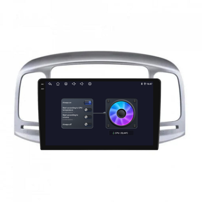 Navigatie Dedicata Hyundai Accent (2007-2012), 2K, 4Gb Ram, 64Gb Stocare, Carplay [8]