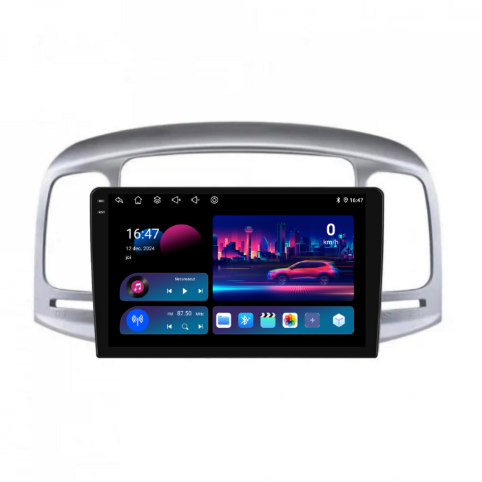 Navigatie Dedicata Hyundai Accent (2007-2012), 9Inch, 2Gb Ram, 32Gb Stocare, Carplay [4]