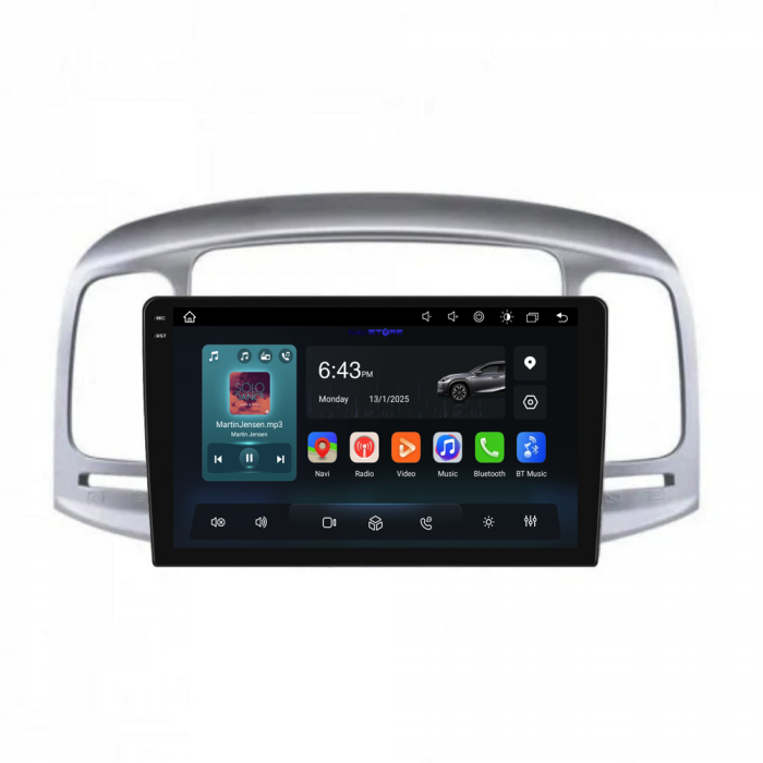 Navigatie Dedicata Hyundai Accent (2007-2012), 9Inch, 2Gb Ram, 32Gb Stocare, Carplay [5]