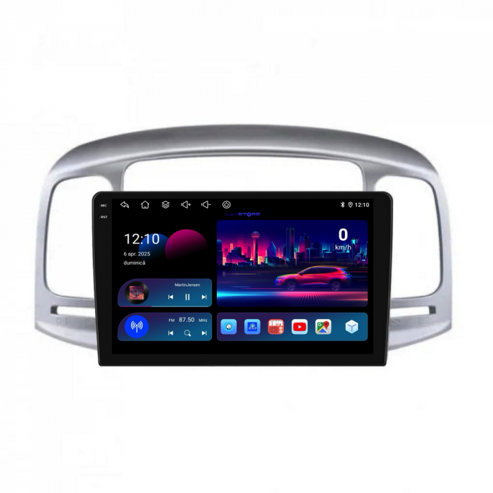 Navigatie Dedicata Hyundai Accent (2007-2012), 9Inch, 2Gb Ram, 32Gb Stocare, Carplay [4]
