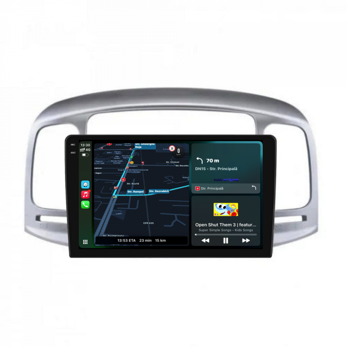 Navigatie Dedicata Hyundai Accent (2007-2012), 9Inch, 2Gb Ram, 32Gb Stocare, Carplay [2]