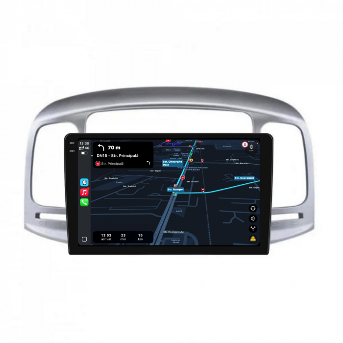 Navigatie Dedicata Hyundai Accent (2007-2012), 9Inch, 2Gb Ram, 32Gb Stocare, Carplay [3]