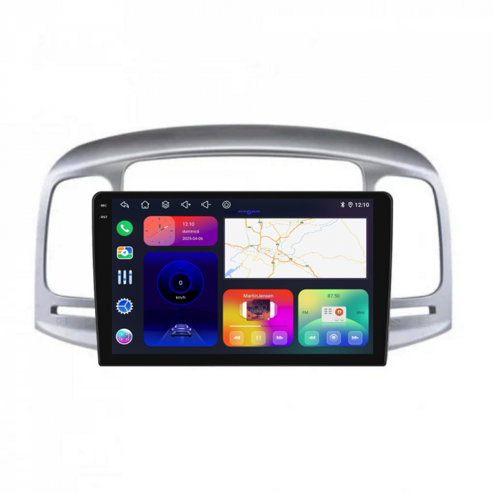 Navigatie Dedicata Hyundai Accent (2007-2012), 9Inch, 2Gb Ram, 32Gb Stocare, Carplay [6]