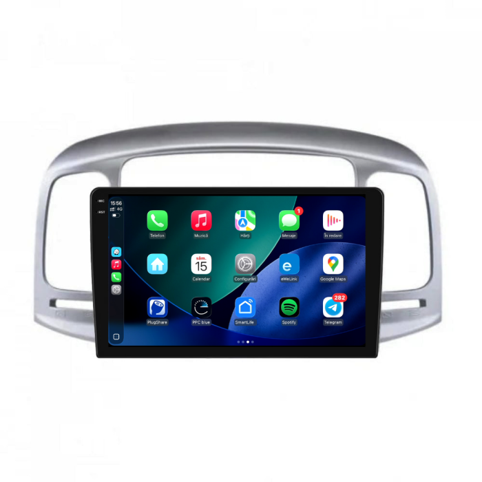 Navigatie Dedicata Hyundai Accent (2007-2012), 9Inch, 4Gb Ram, 64Gb Stocare, Carplay [3]