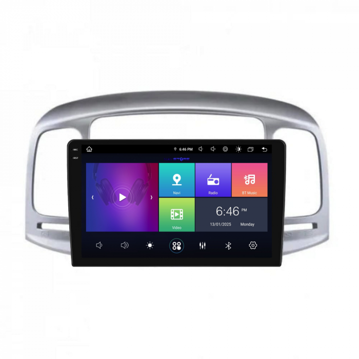 Navigatie Dedicata Hyundai Accent (2007-2012), 9Inch, 8Gb Ram, 256Gb Stocare, Carplay [7]