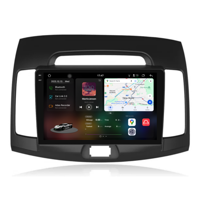 Navigatie Dedicata Hyundai Elantra (2006-2011), 2K, 12Gb Ram, 256Gb Stocare, Carplay [1]