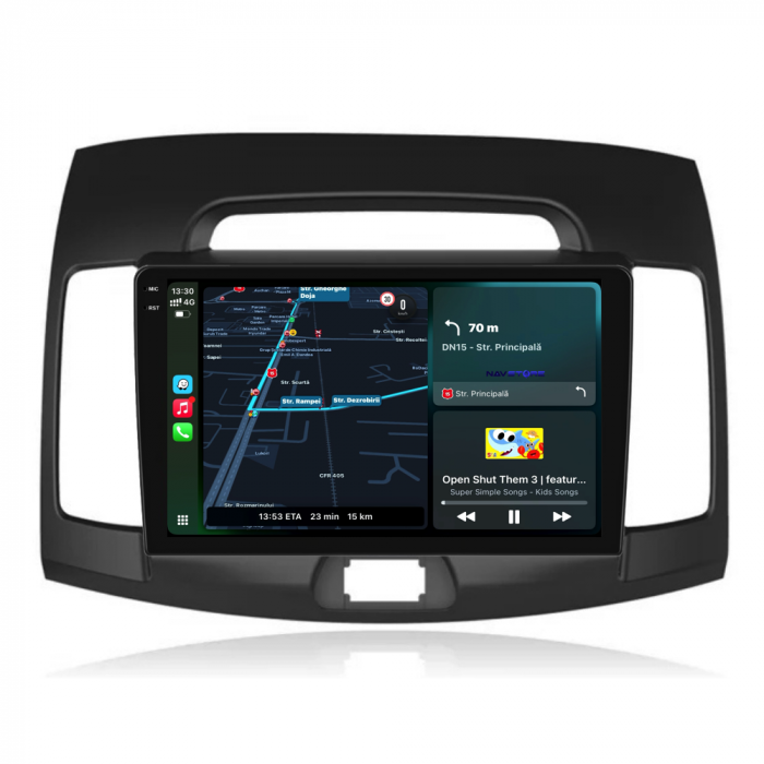 Navigatie Dedicata Hyundai Elantra (2006-2011), 9Inch, 4Gb Ram, 64Gb Stocare, Carplay [2]