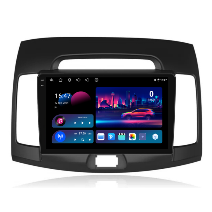 Navigatie Dedicata Hyundai Elantra (2006-2011), 9Inch, 6Gb Ram, 128Gb Stocare, Carplay [4]