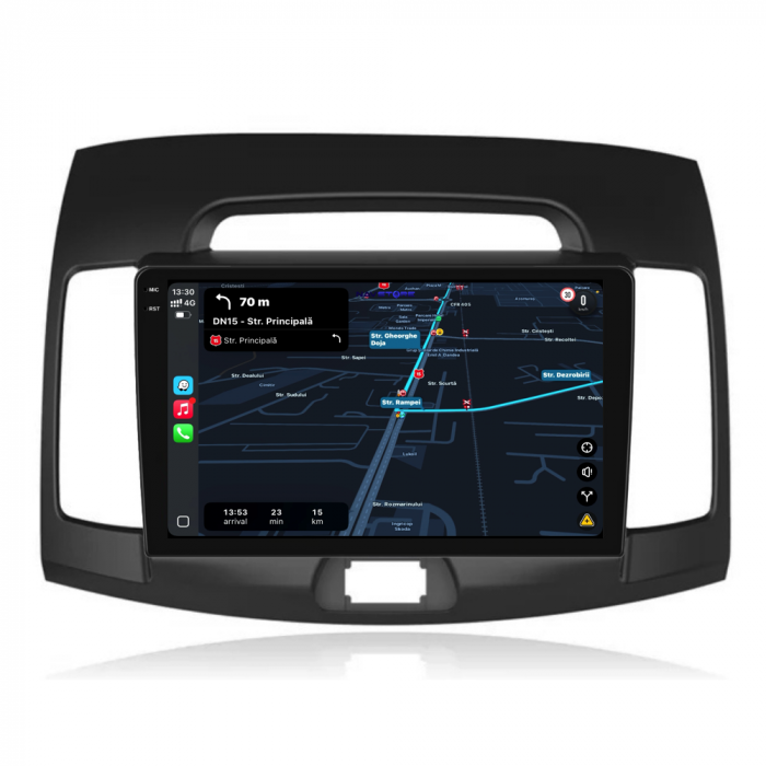 Navigatie Dedicata Hyundai Elantra (2006-2011),QuadCore, 9Inch, 4Gb Ram, 64Gb Stocare, Carplay [3]