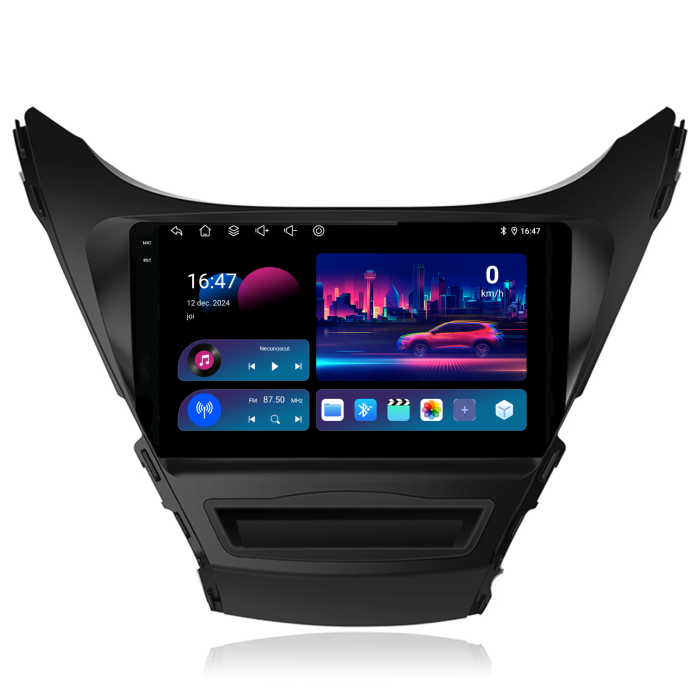 Navigatie Dedicata Hyundai Elantra (2010-2016), 9Inch, 6Gb Ram, 128Gb Stocare, Carplay [4]