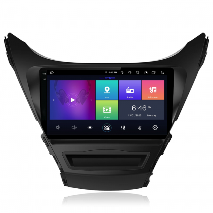Navigatie Dedicata Hyundai Elantra (2010-2016), 9Inch, 8Gb Ram, 256Gb Stocare, Carplay [7]