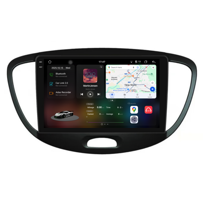 Navigatie Dedicata Hyundai I10 (2007-2013), 2K, 12Gb Ram, 256Gb Stocare, Carplay [1]