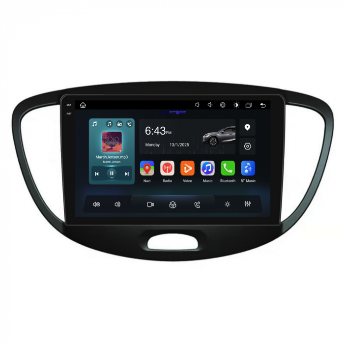 Navigatie Dedicata Hyundai I10 (2007-2013), 9Inch, 4Gb Ram, 64Gb Stocare, Carplay [5]