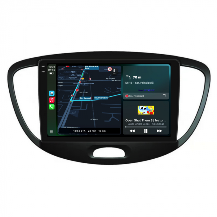 Navigatie Dedicata Hyundai I10 (2007-2013), 9Inch, 4Gb Ram, 64Gb Stocare, Carplay [2]