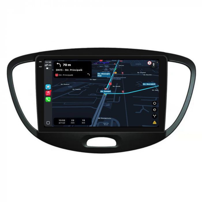 Navigatie Dedicata Hyundai I10 (2007-2013), 9Inch, 4Gb Ram, 64Gb Stocare, Carplay [3]