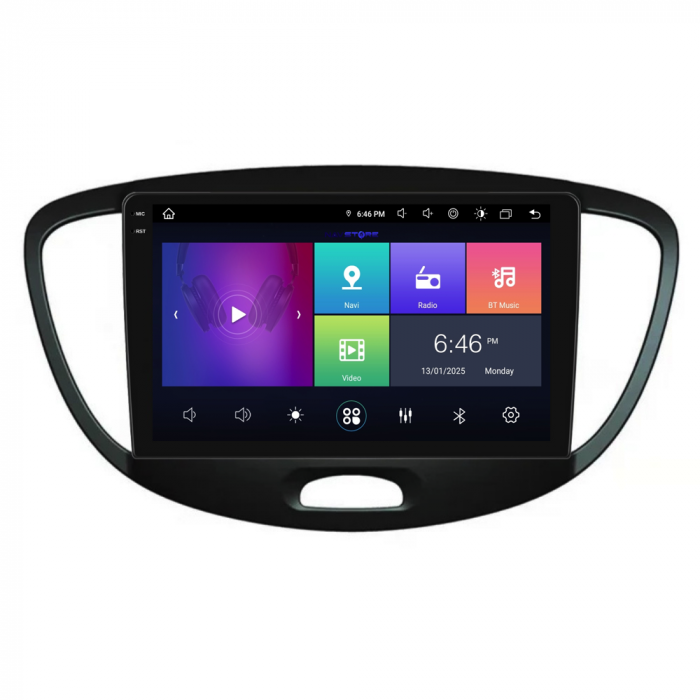 Navigatie Dedicata Hyundai I10 (2007-2013), 9Inch, 4Gb Ram, 64Gb Stocare, Carplay [7]