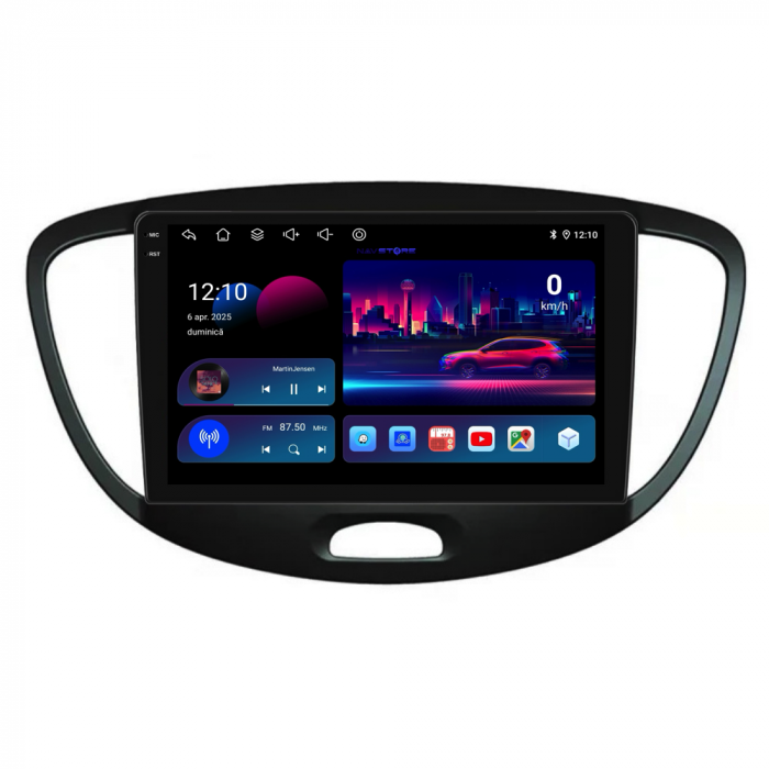 Navigatie Dedicata Hyundai I10 (2007-2013), 2K, 8Gb Ram, 256Gb Stocare, Carplay [4]