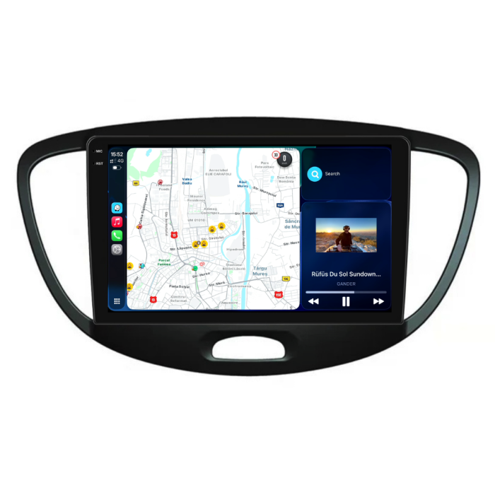 Navigatie Dedicata Hyundai I10 (2007-2013), 9Inch, 8Gb Ram, 256Gb Stocare, Carplay [2]