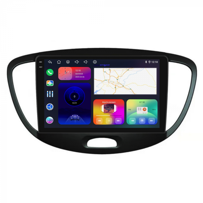 Navigatie Dedicata Hyundai I10 (2007-2013),QuadCore, 9Inch, 4Gb Ram, 64Gb Stocare, Carplay [6]