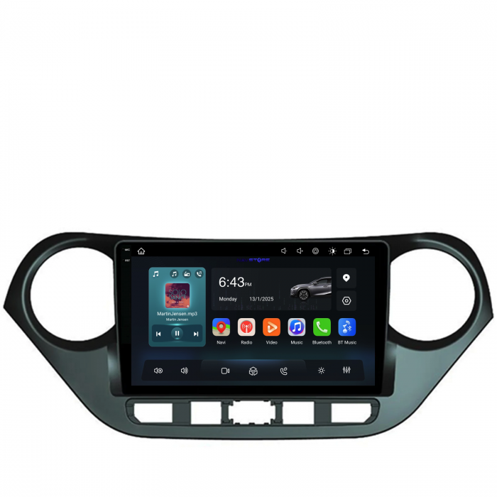 Navigatie Dedicata Hyundai I10 (2013-2017), 9Inch, 6Gb Ram, 128Gb Stocare, Carplay [5]
