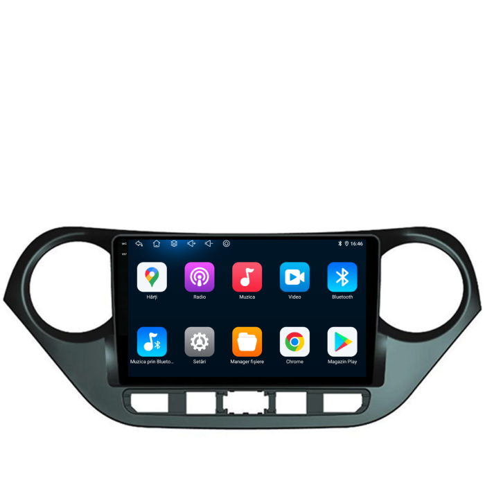 Navigatie Dedicata Hyundai I10 (2013-2017), 9Inch, 6Gb Ram, 128Gb Stocare, Carplay [5]