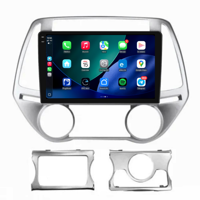 Navigatie Dedicata Hyundai I20 (2011-2015), 2K, 4Gb Ram, 64Gb Stocare, Carplay [3]