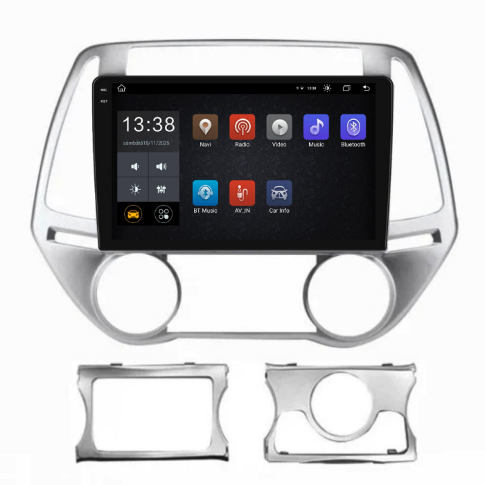 Navigatie Dedicata Hyundai I20 (2011-2015), 2K, 4Gb Ram, 64Gb Stocare, Carplay [4]