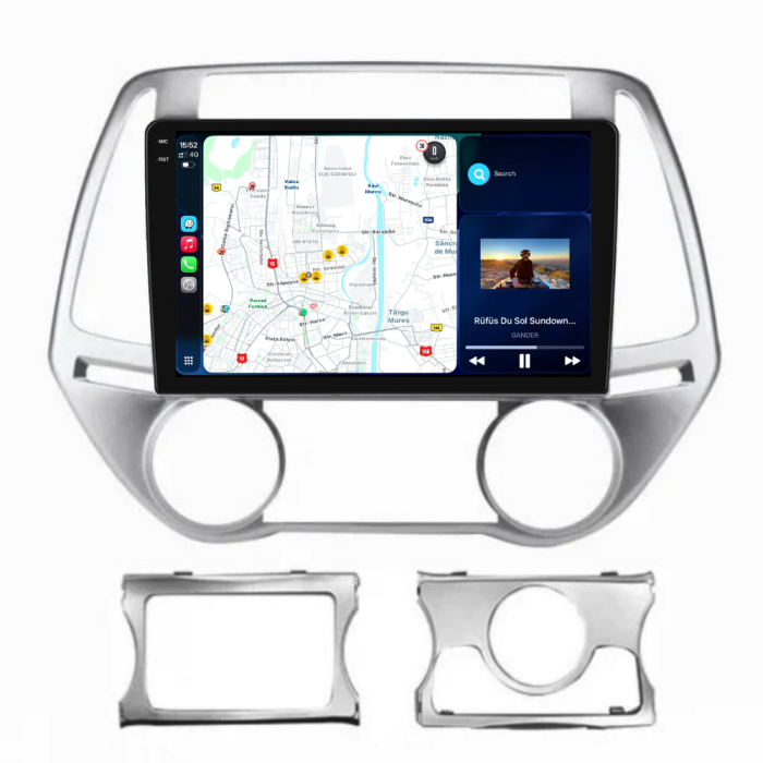 Navigatie Dedicata Hyundai I20 (2011-2015), 9Inch, 2Gb Ram, 32Gb Stocare, Carplay [2]