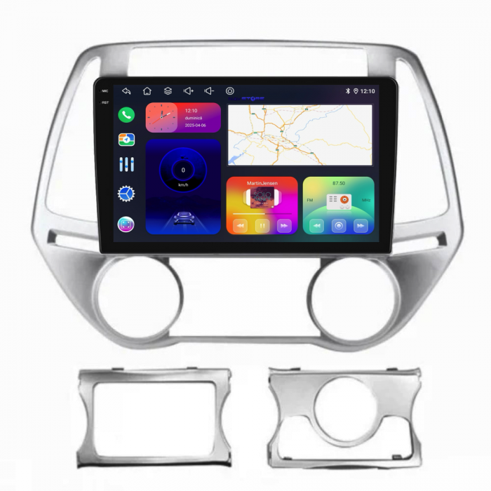 Navigatie Dedicata Hyundai I20 (2011-2015), 9Inch, 6Gb Ram, 128Gb Stocare, Carplay [6]