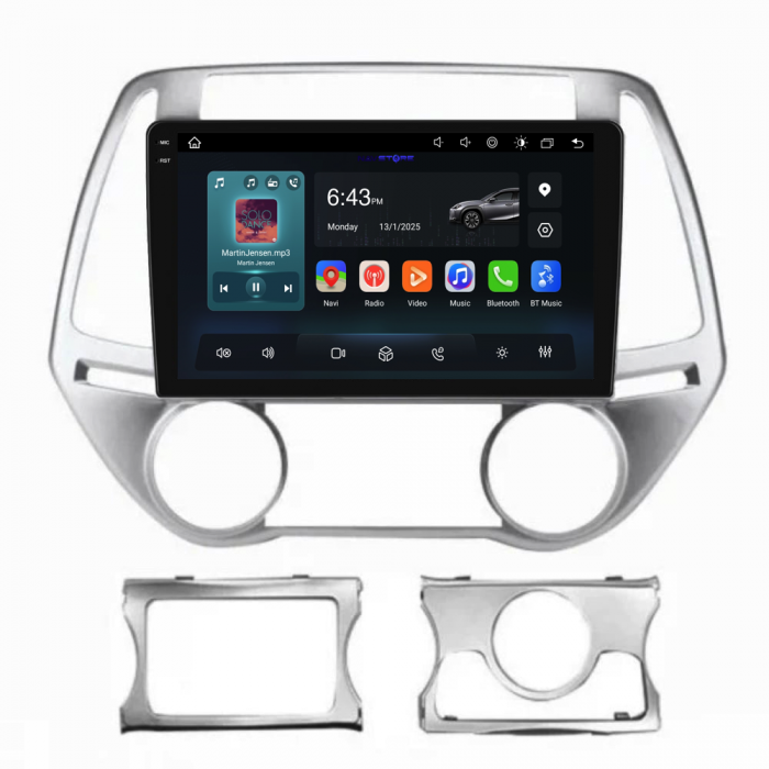 Navigatie Dedicata Hyundai I20 (2011-2015), 9Inch, 8Gb Ram, 256Gb Stocare, Carplay [5]