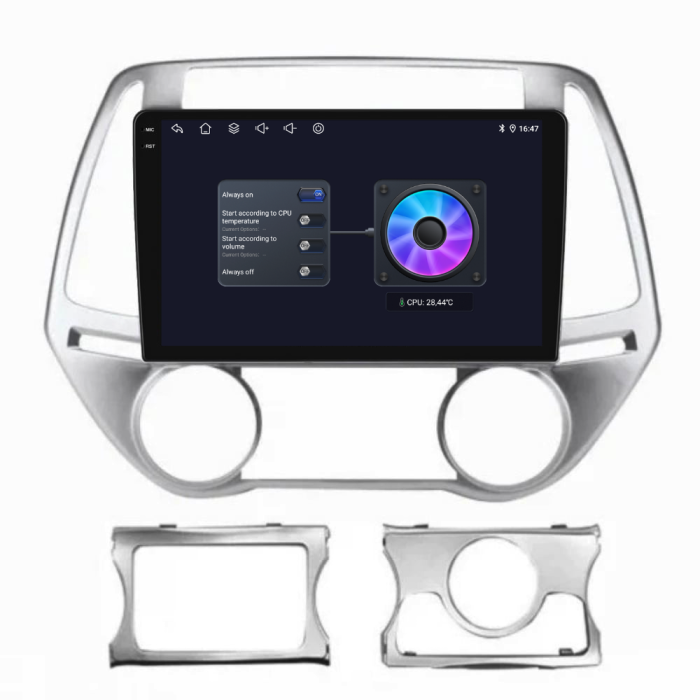 Navigatie Dedicata Hyundai I20 (2011-2015),QuadCore, 9Inch, 4Gb Ram, 64Gb Stocare, Carplay [9]