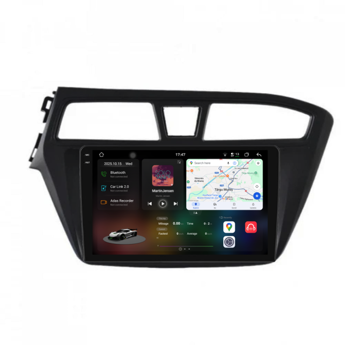 Navigatie Dedicata Hyundai I20 (2014-2020), 2K, 12Gb Ram, 256Gb Stocare, Carplay [1]