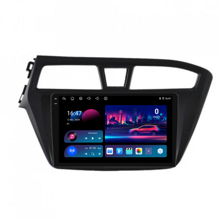 Navigatie Dedicata Hyundai I20 (2014-2020), 9Inch, 6Gb Ram, 128Gb Stocare, Carplay [4]
