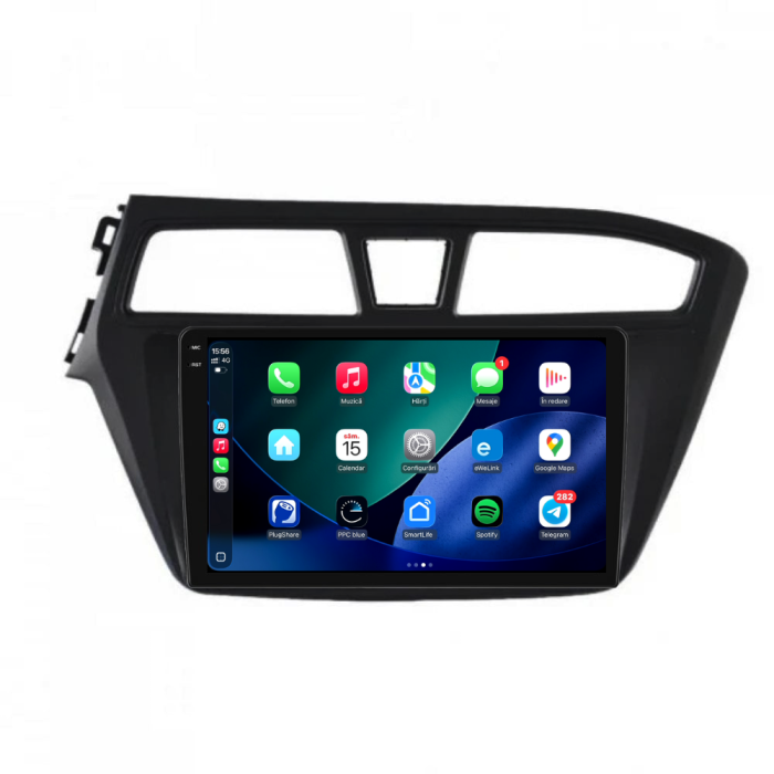 Navigatie Dedicata Hyundai I20 (2014-2020), 9Inch, 6Gb Ram, 128Gb Stocare, Carplay [3]