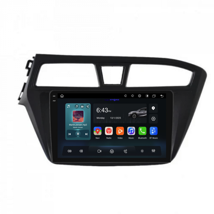 Navigatie Dedicata Hyundai I20 (2014-2020), 9Inch, 6Gb Ram, 128Gb Stocare, Carplay [5]