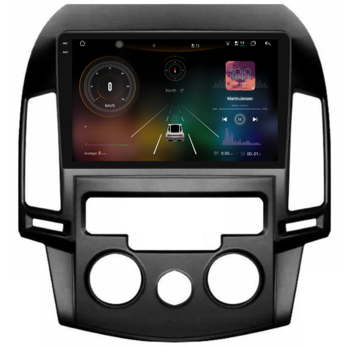 Navigatie Dedicata Hyundai I30 (2007-2012), 2K, 12Gb Ram, 256Gb Stocare, Carplay, Clima manuala [2]