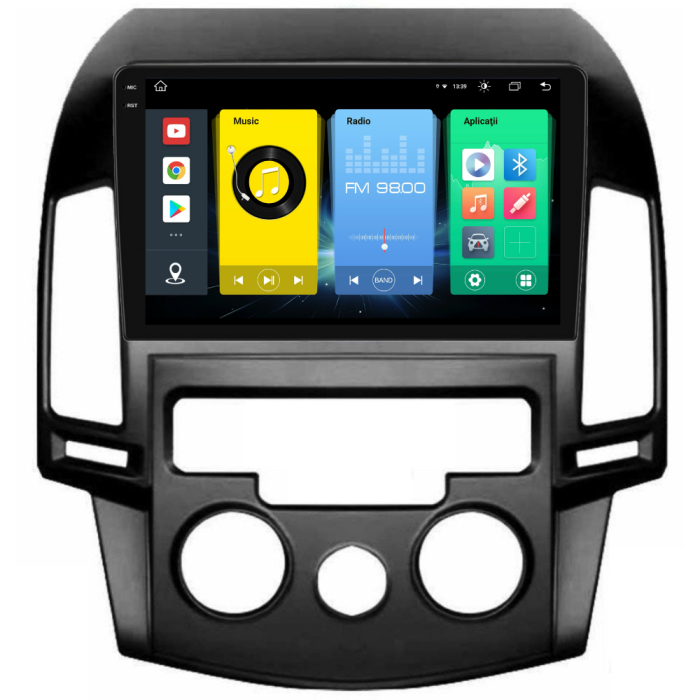 Navigatie Dedicata Hyundai I30 (2007-2012), 2K, 4Gb Ram, 64Gb Stocare, Carplay, Clima manuala [7]