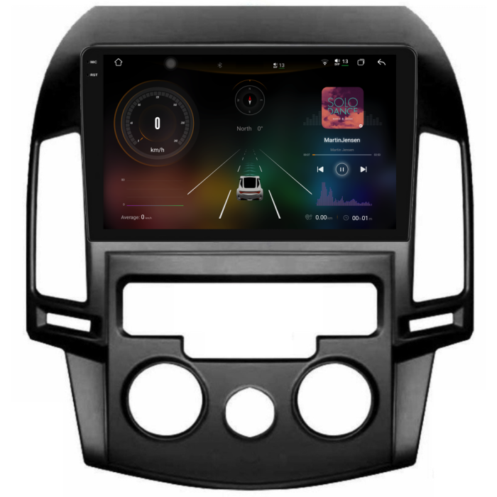 Navigatie Dedicata Hyundai I30 (2007-2012), 2K, 12Gb Ram, 256Gb Stocare, Carplay, Clima manuala [2]