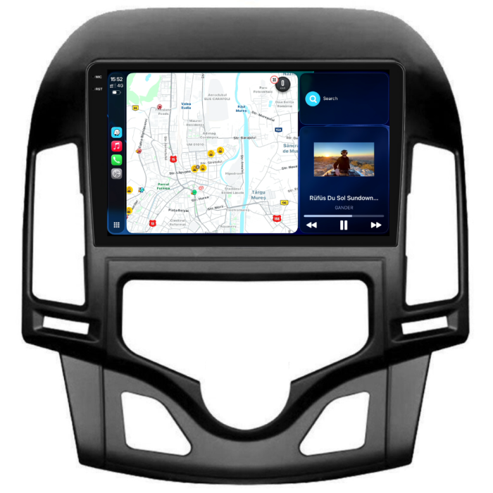 Navigatie Dedicata Hyundai I30 (2007-2012), 9Inch, 2Gb Ram, 32Gb Stocare, Carplay, Climatronic [2]