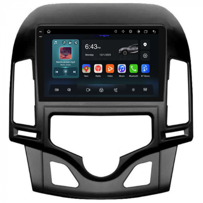 Navigatie Dedicata Hyundai I30 (2007-2012), 9Inch, 2Gb Ram, 32Gb Stocare, Carplay, Climatronic [5]