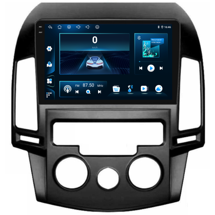 Navigatie Dedicata Hyundai I30 (2007-2012), 9Inch, 6Gb Ram, 128Gb Stocare, Carplay, Clima manuala [7]