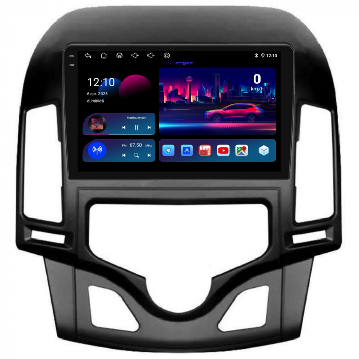 Navigatie Dedicata Hyundai I30 (2007-2012), 9Inch, 6Gb Ram, 128Gb Stocare, Carplay, Climatronic [4]
