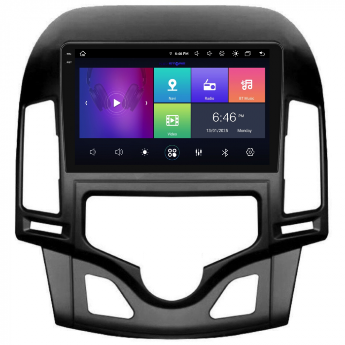 Navigatie Dedicata Hyundai I30 (2007-2012), 9Inch, 8Gb Ram, 256Gb Stocare, Carplay, Climatronic [7]